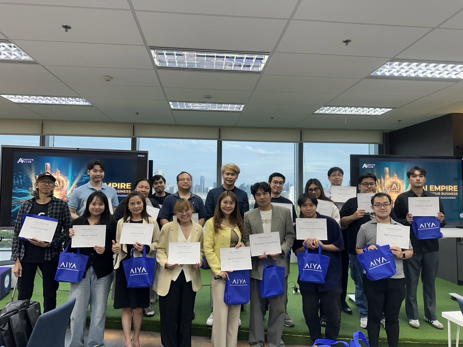 บรรยากาศ THE AI EMPIRE Workshop 1