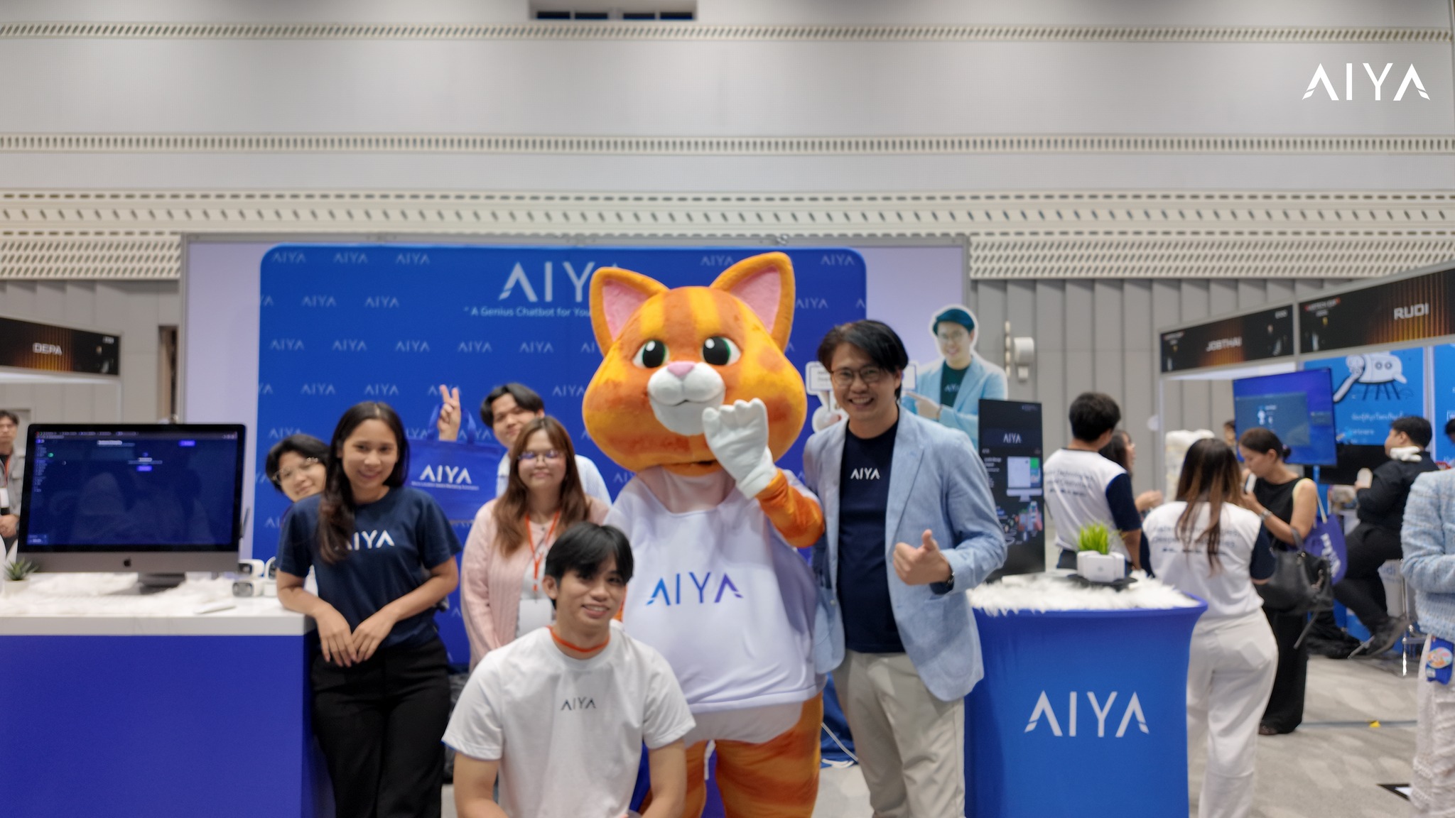 บรรยากาศบูธ AIYA ในงาน MarTech Expo 2026